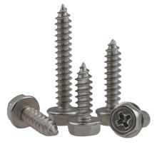 Self Drilling Tapping Screw with Hex Washer Head